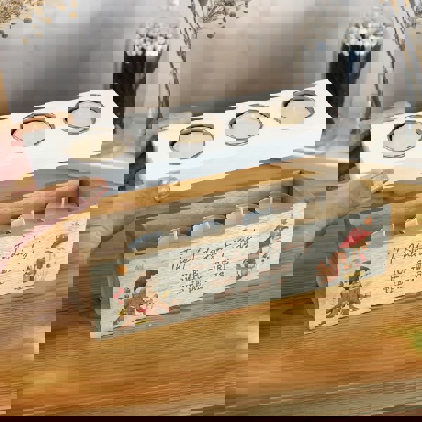 Personalised Memento Company Personalised Autumn Triple Tea Light Box