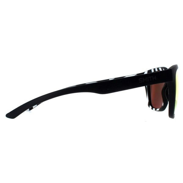 Smith Sunglasses Founder Slim S37 X6 Matte Black Chromapop Red Mirror