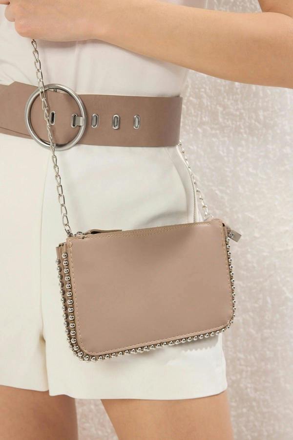 WOVCOR Studded Crossbody Small Wallet Bag