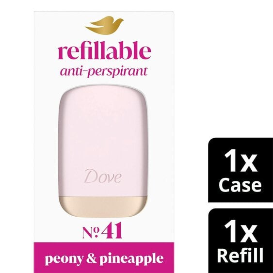 Dove Refillable Deodorant Kit + 35ml Refill - Peony & Pineapple 6 Pack