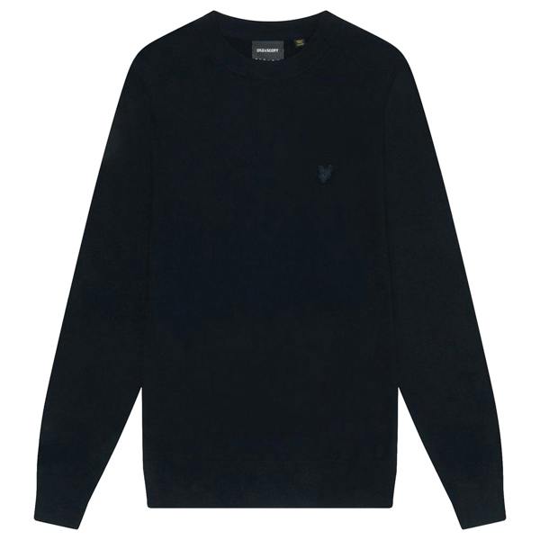 Lyle & Scott Tonal Eagle Lambswool Crew Neck Jumper
