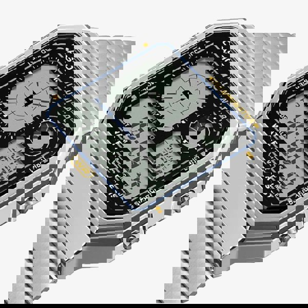 Casio Unisex Vintage Collection Silver Digital Watch A130WE-1AEF