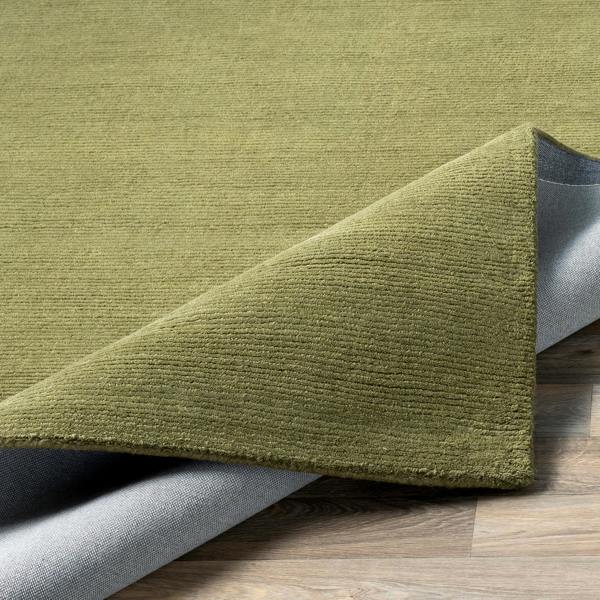 Livabliss Mystique-Hand Loomed Green Wool Modern Rug