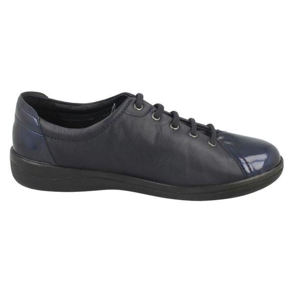 Padders Ladies Padders Lace Up Everyday Flats Galaxy 2