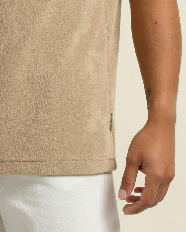 Larsson & Co Jesper - Terry Resort Collar Polo Shirt