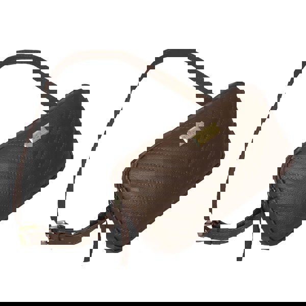 Assots London 'STELLA' Tan Quilted Pebble Grain Leather Bum Belt Bag