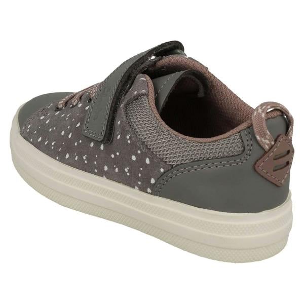 Clarks Girls Clarks Sneaker Style Hook & Loop Summer Shoes - Nova Beat K