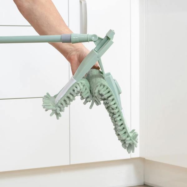 JVL Chenille Mop Replacement Cleaning Pad - Green x 2