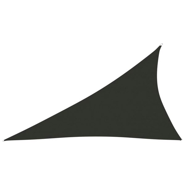 Berkfield Sunshade Sail Oxford Fabric Triangular 3x4x5 m Anthracite