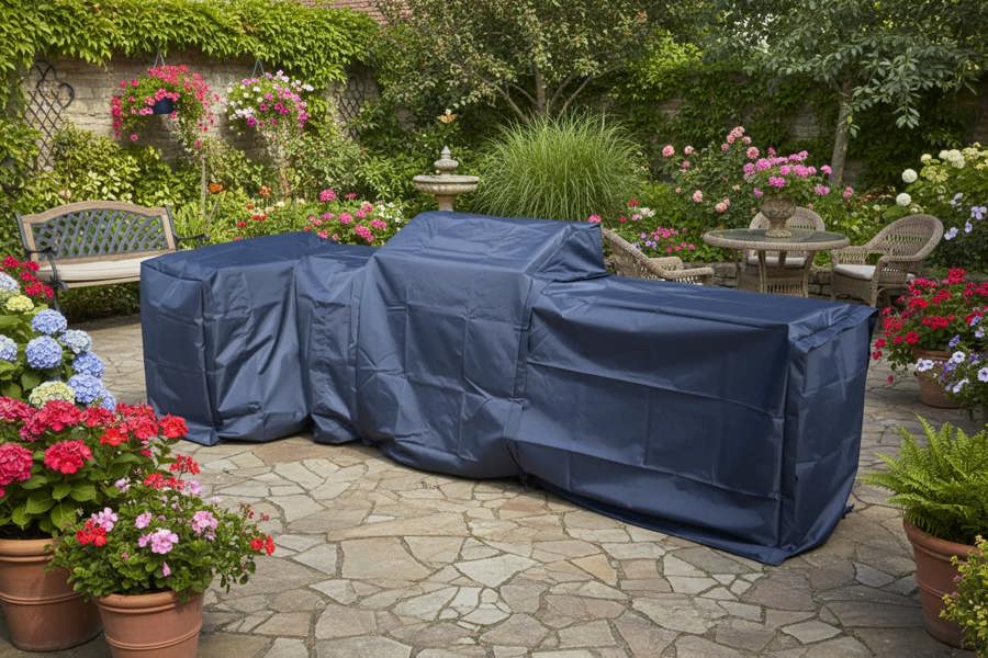 Ocean Designs Avellino Outdoor Kitchen Set 4 Weather Cover