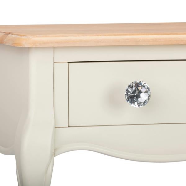 Statement Furniture Juliette French Dressing Table with Drawers and Crystal Handles