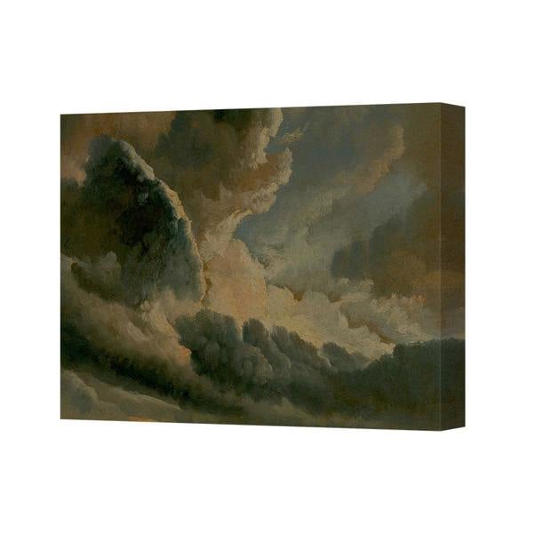 Benjamin Tate Design Stormy Clouds Canvas Art Print Landscape Wall Decor