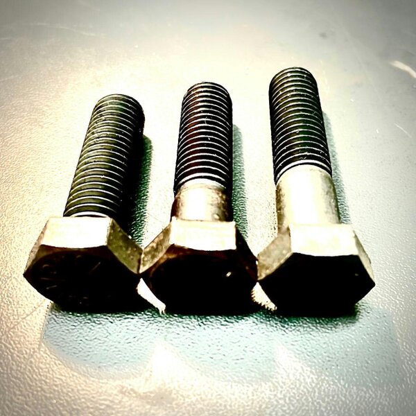 Fixaball UNC 3/8" Hex Bolt Set Screw High Tensile Self Colour Black Over 7.5/8"