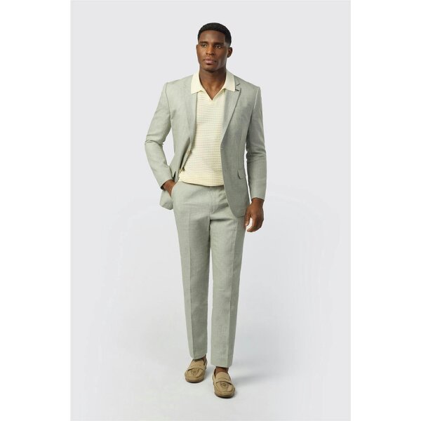 Ted Baker Tailored Fit Sage Linen Cotton Jacket