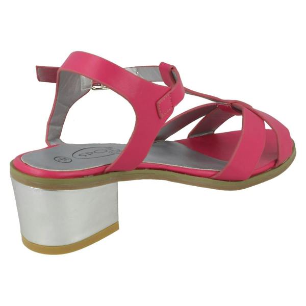 Spot On Girls Spot On Block Heel Sandals