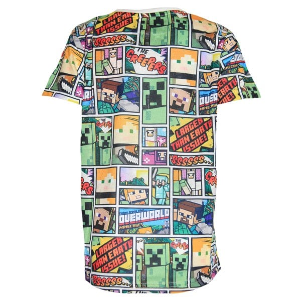 Minecraft Childrens/Kids Overworld T-Shirt - Multicoloured