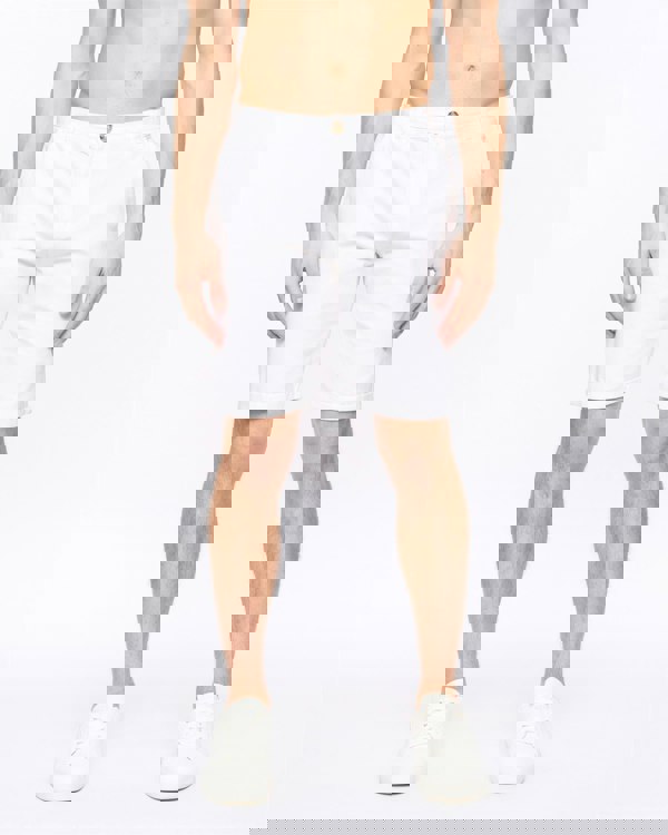 Crosshatch Sinwood Chino Shorts White