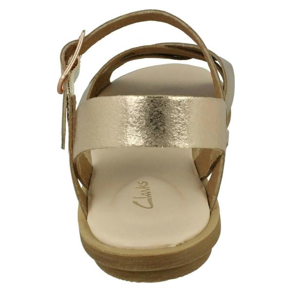 Clarks Ladies Clarks Casual Sandals Willow Gild