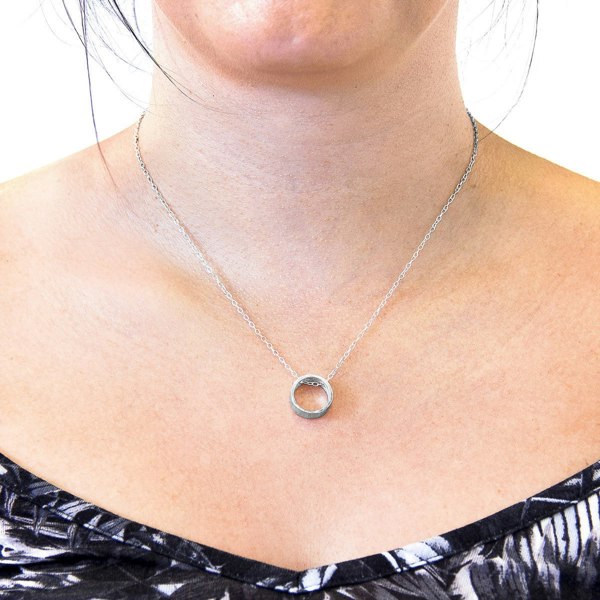 Anchor & Crew Abbott Round Mini Necklace As Worn