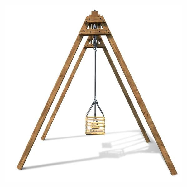 Soulet Ambre Infant & Child Double Wooden Swing Set