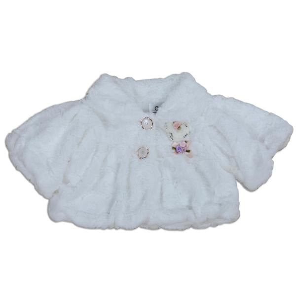 Cinda Faux Fur Coat Bolero