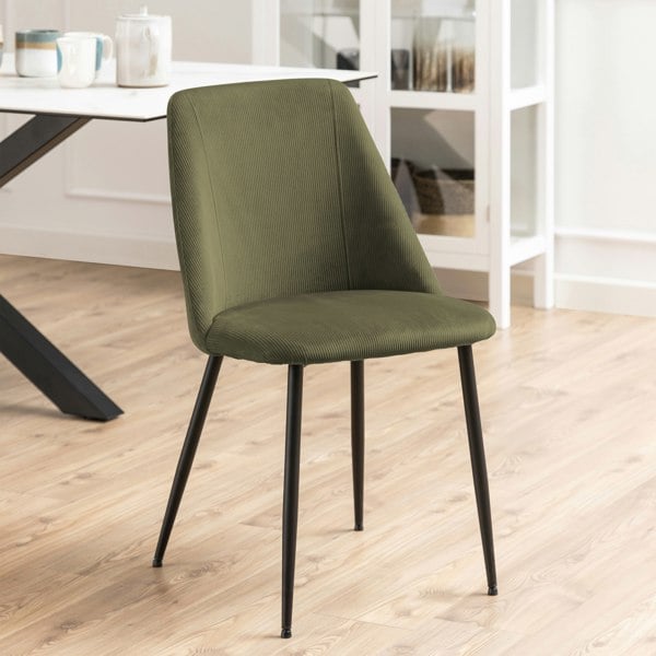 Furniture To Go Ines Dining Chair in Olive Green Set of 4