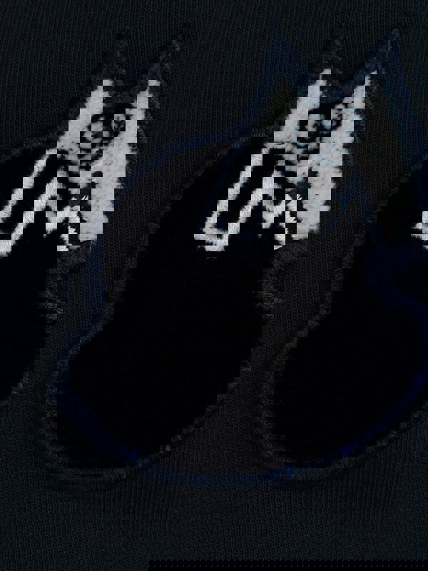 Moncler Enfant Moncler Girls Navy Cotton Sweater