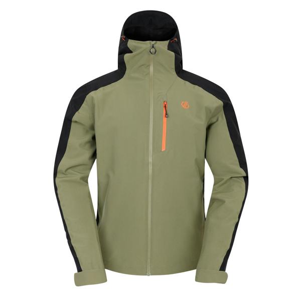 Dare 2B Mens Mountain Series Waterproof Jacket - Olive Green/Black - 