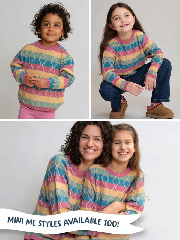 Kite Womens Organic Fancy Stripe Hermitage Knit Jumper