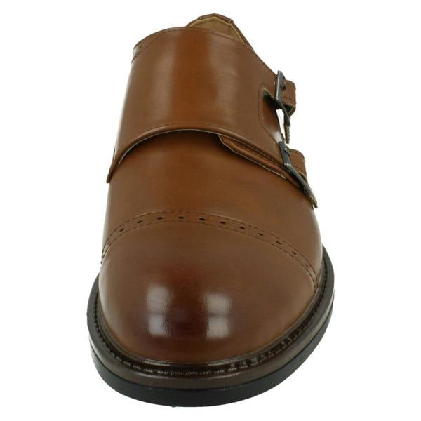 Thomas Blunt Mens Thomas Blunt Dual Buckle Strap Brogue Shoes A1131