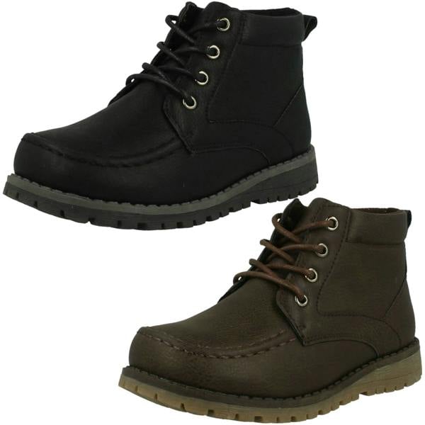 JC Dees Boys JCDees Casual Lace Up Ankle Boots