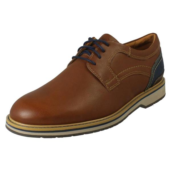 Clarks Mens Clarks Smart Casual Lace Up Shoes Monahan Plain