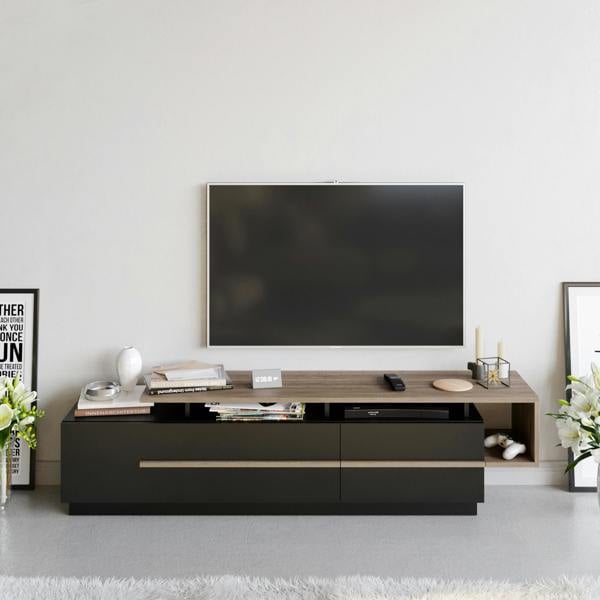 Decorotika Pia Modern Tv Stand TV Cabinet for TV's up to 65"