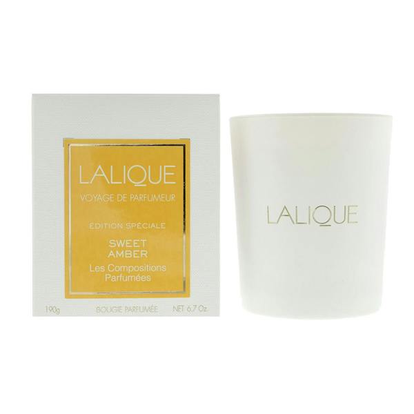 Lalique Sweet Amber Scented Candle 190g