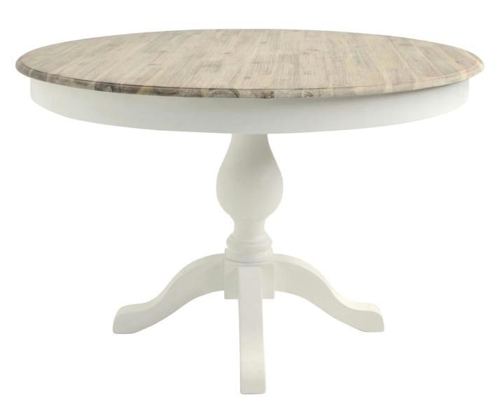 Statement Furniture Florence Large Pedestal Dining Table with Hidden Drawers 120cm