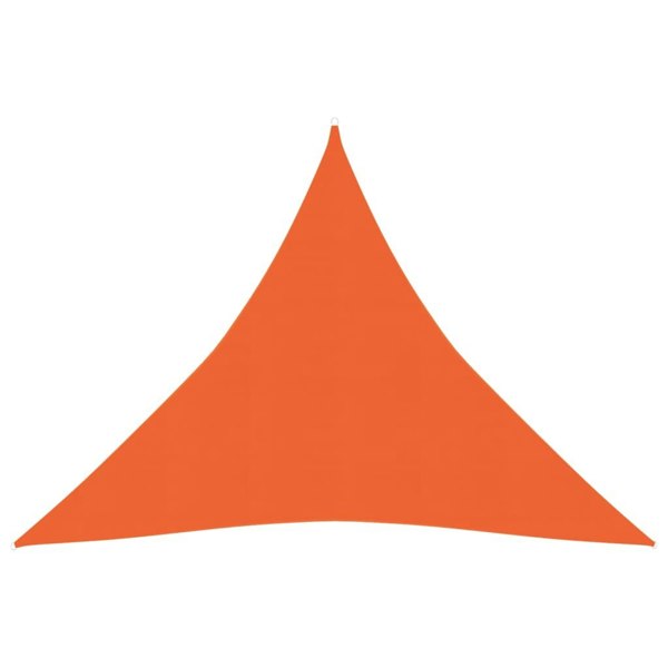 Berkfield Sunshade Sail 160 g/m�__ Orange 4x4x4 m HDPE