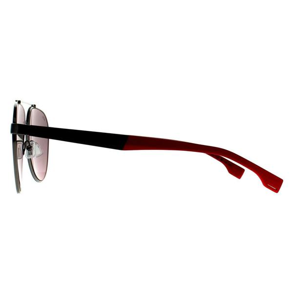 Hugo Boss Sunglasses BOSS 1485/S GHP Ruthenium Red Grey
