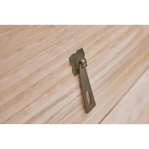 Cabinet Bits Portofino 2 Drawer Bedside Table Drop Handle