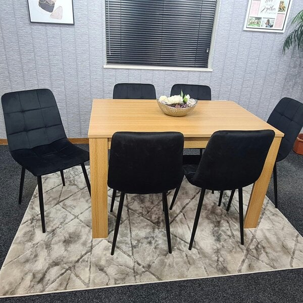 Kosy Koala Dining Table Set with 6 Chairs Dining Room and Kitchen table set of 6