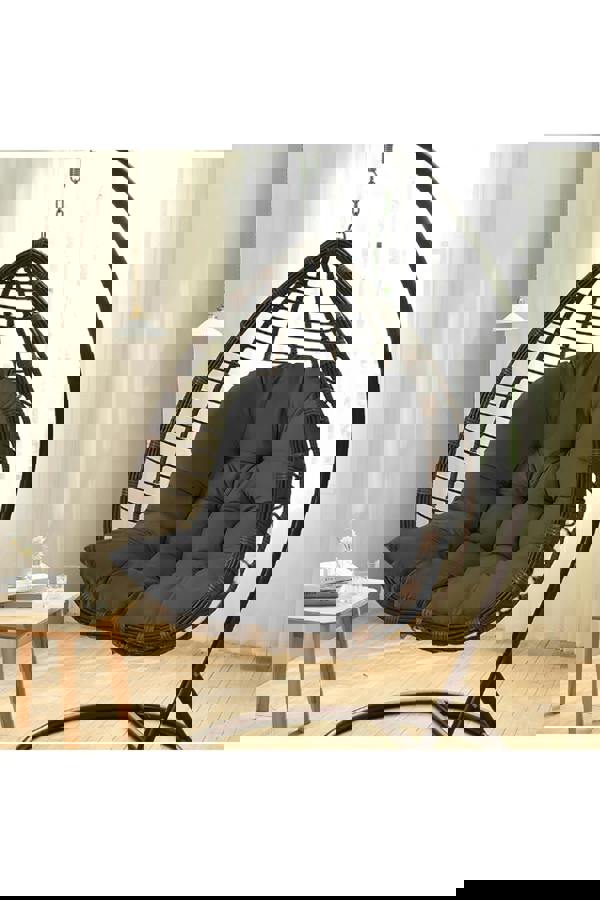 Living and Home 108 x 80cm Thick Hanging Egg Swing Chair Cushion