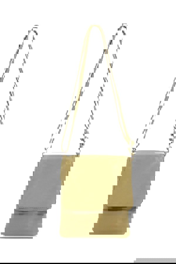 Kitise Stylish Flap Small Genuine Italian Leather Crossbody Bag