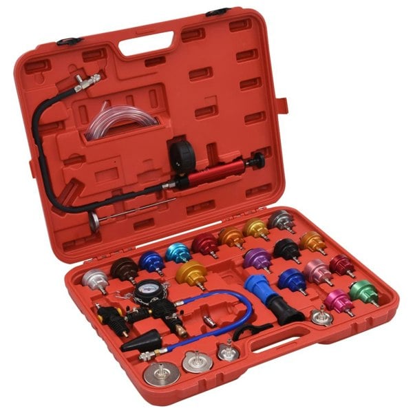 Berkfield 28 Piece Cooling System & Radiator Cap Pressure Tester