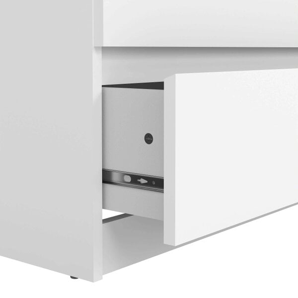 Wyld Haus Budapest White Wooden Wide Chest 6 Drawers