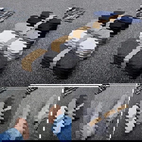 Anyfootwear 5 Pairs Mix Color Size 10-14 Fashion Socks High Quality Office Sports Business Long Socks Cotton Solid Colors Skateboard Knitted Casual