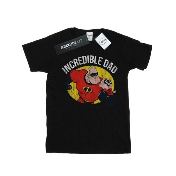 Disney Mens The Incredibles Bob Parr Incredible Dad T-Shirt - Black