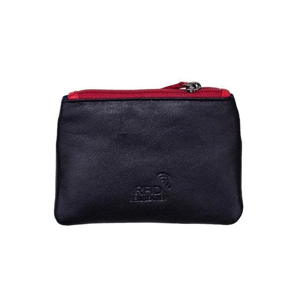 PRIMEHIDE Coin Purse with Coloured Zips