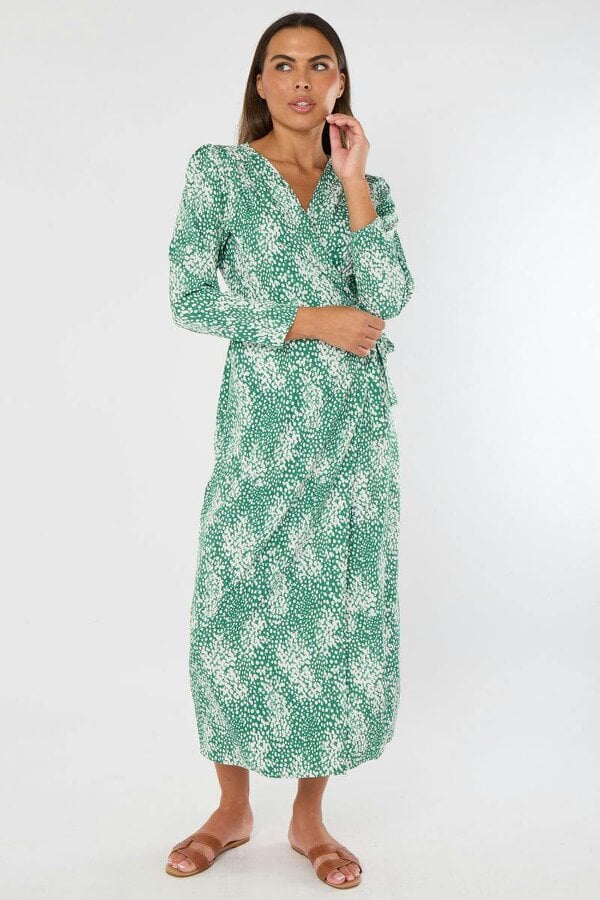 Elaina Fashion Maxi Wrap Dress