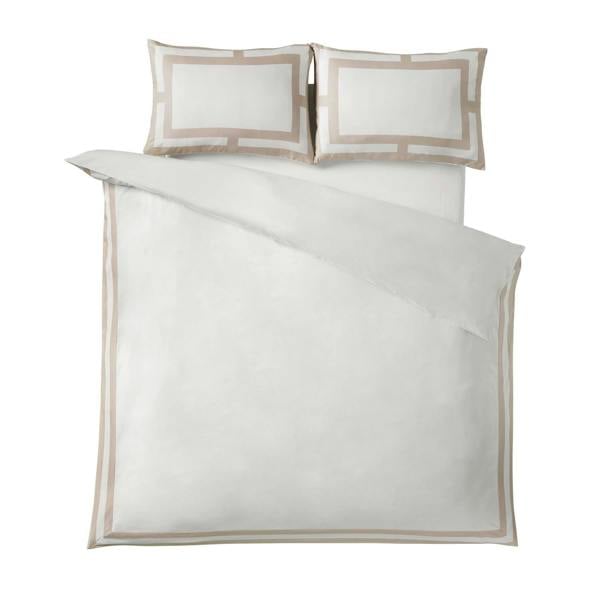 So Soft Mono Panel Natural Duvet Cover Set