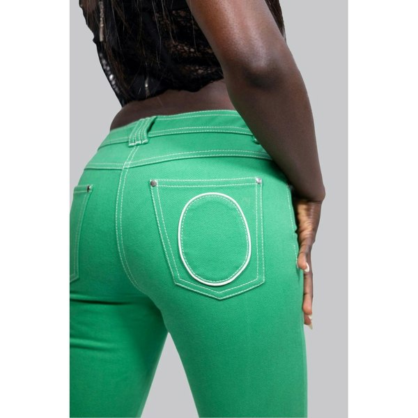 IvyEkongFashion Jeans JONI Green Skinny Jeans