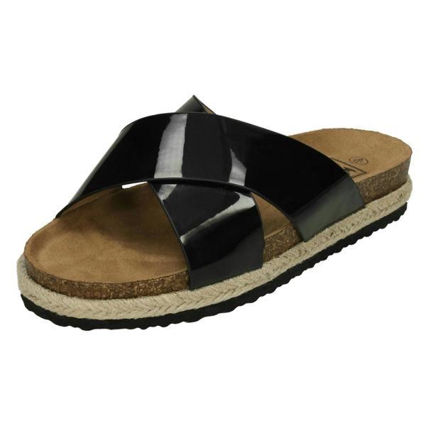 Down to Earth Ladies Down To Earth X Strap Mules